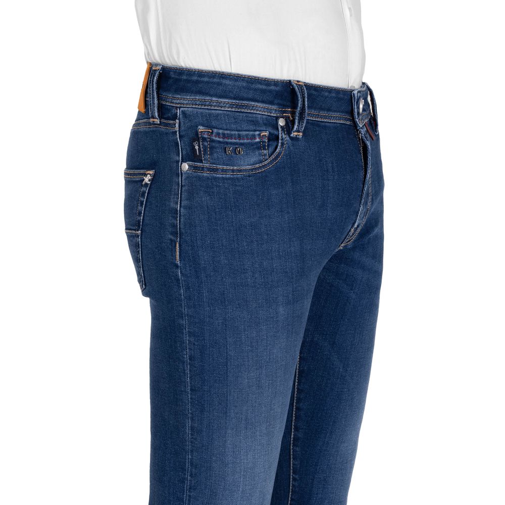 Tramarossa Blue Cotton Men's Jeans