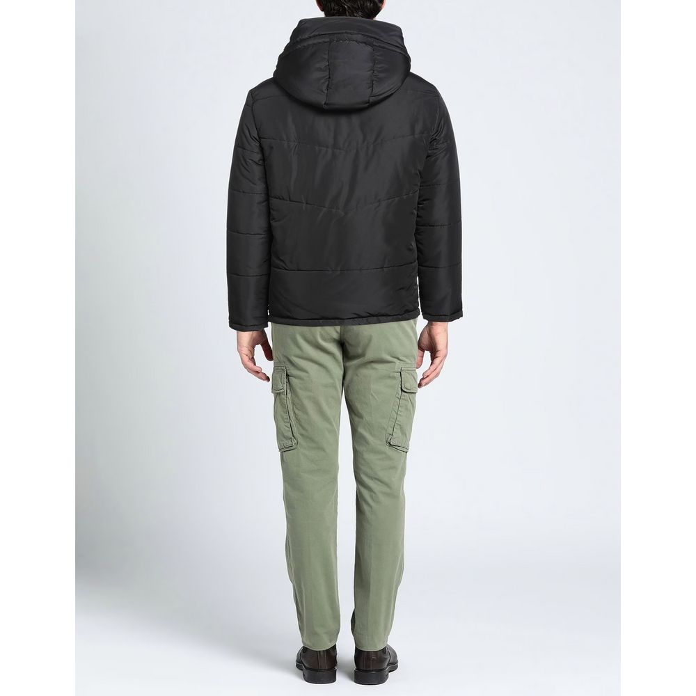 Aquascutum Black Polyamide Men's Jacket