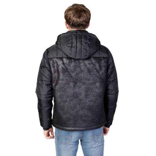 EA7 Emporio Armani Black Polyester Shell Jacket