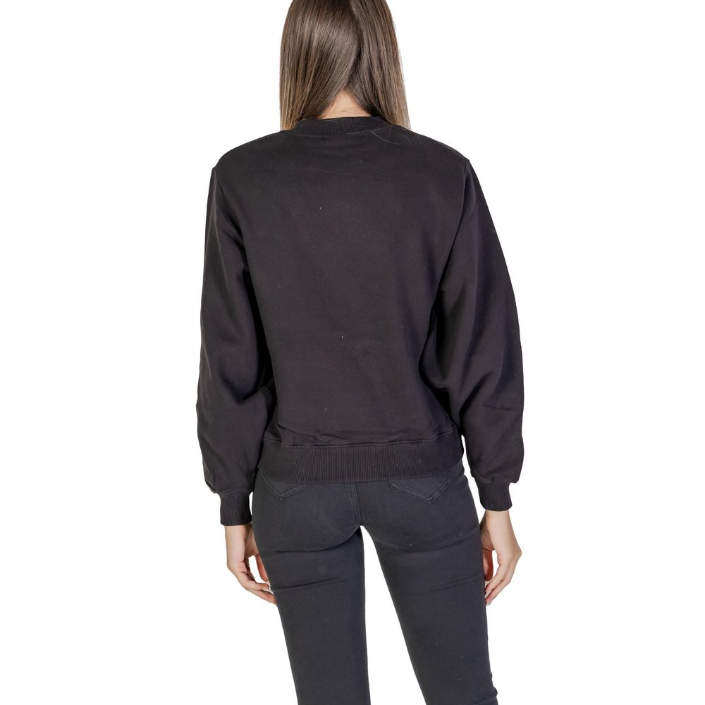 Calvin Klein Jeans Black Cotton Sweatshirt