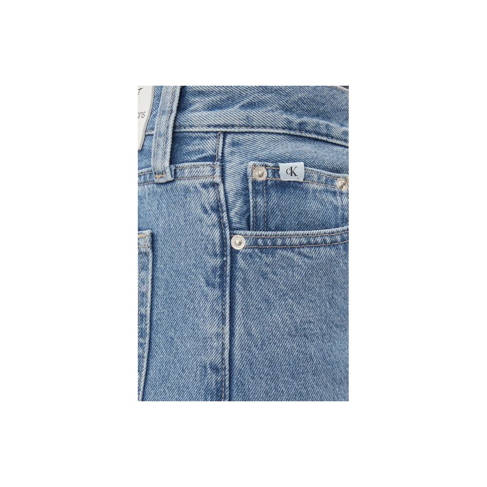 Calvin Klein Jeans Light Blue Cotton Relaxed Fit Jean