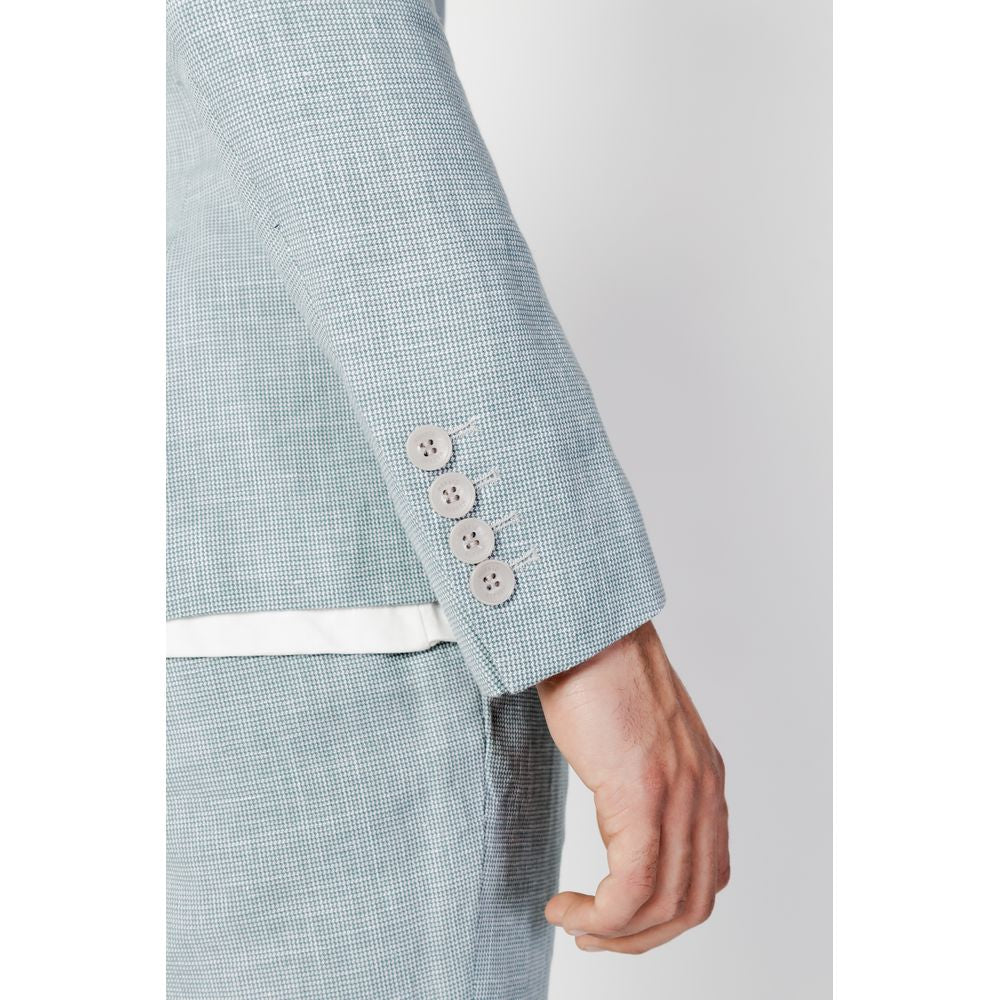 Antony Morato Green Linen Blazer