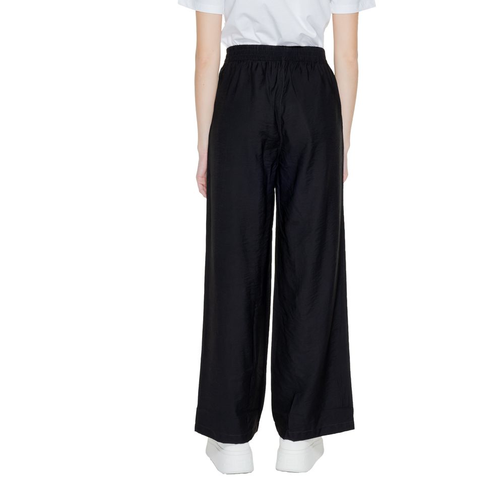 Jacqueline De Yong Black Viscose Pant