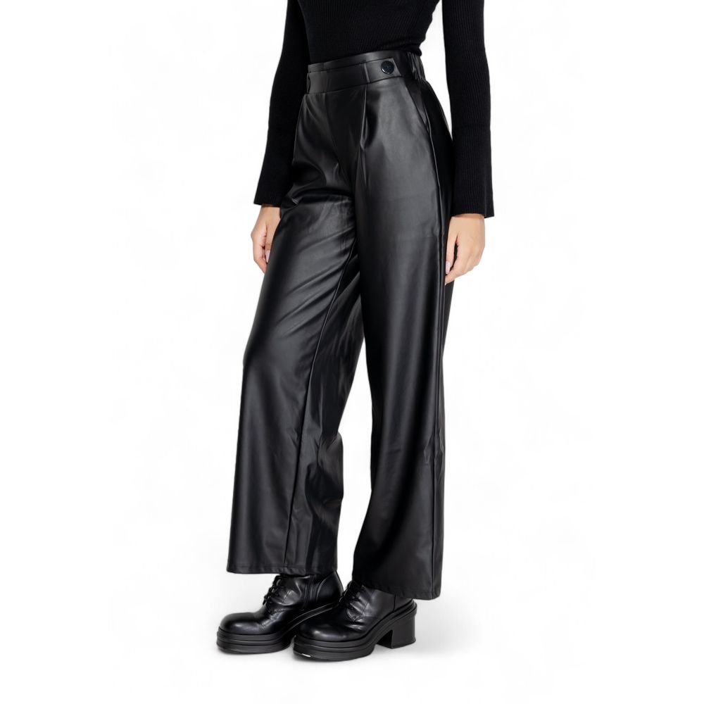 Jacqueline De Yong Black Polyester Pant