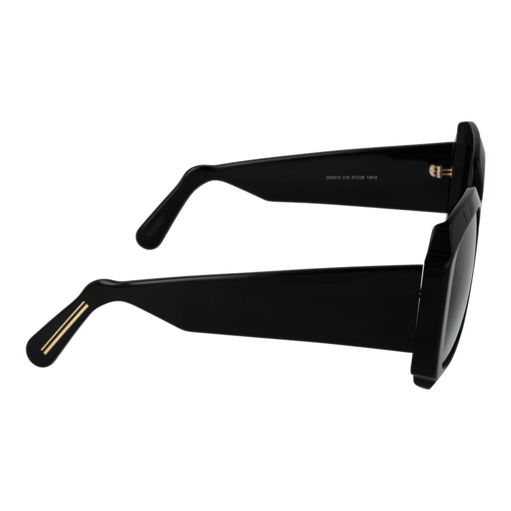 GCDS Black Acetate Sunglasses