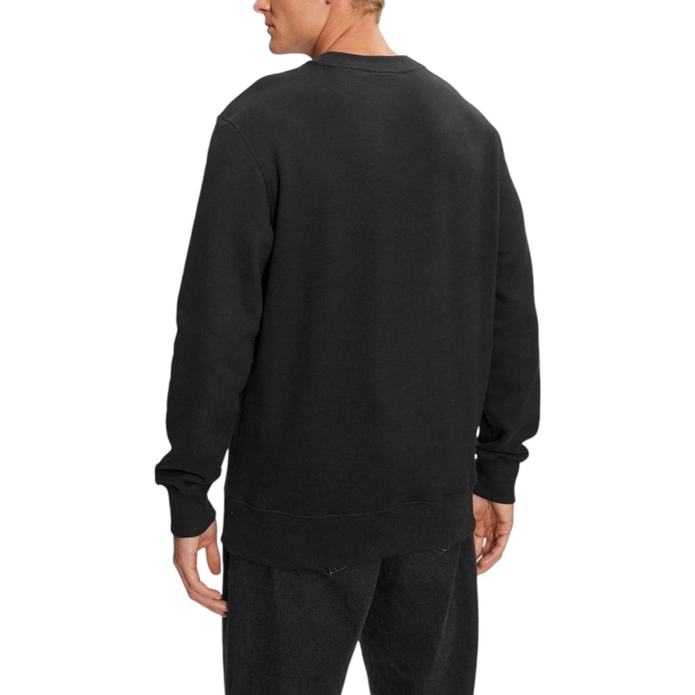 Calvin Klein Jeans Black Cotton Sweatshirt