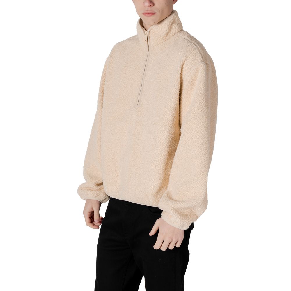 Calvin Klein Jeans Cream Recycled Polyester Jackets & Coat