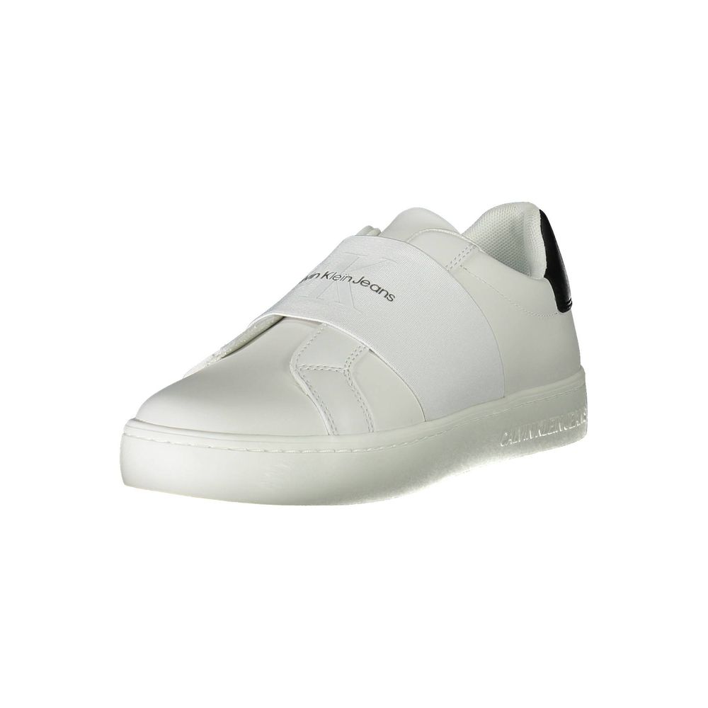Calvin Klein White Polyester Sneaker