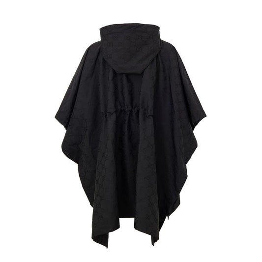 Gucci Black Polyester Trench Coat