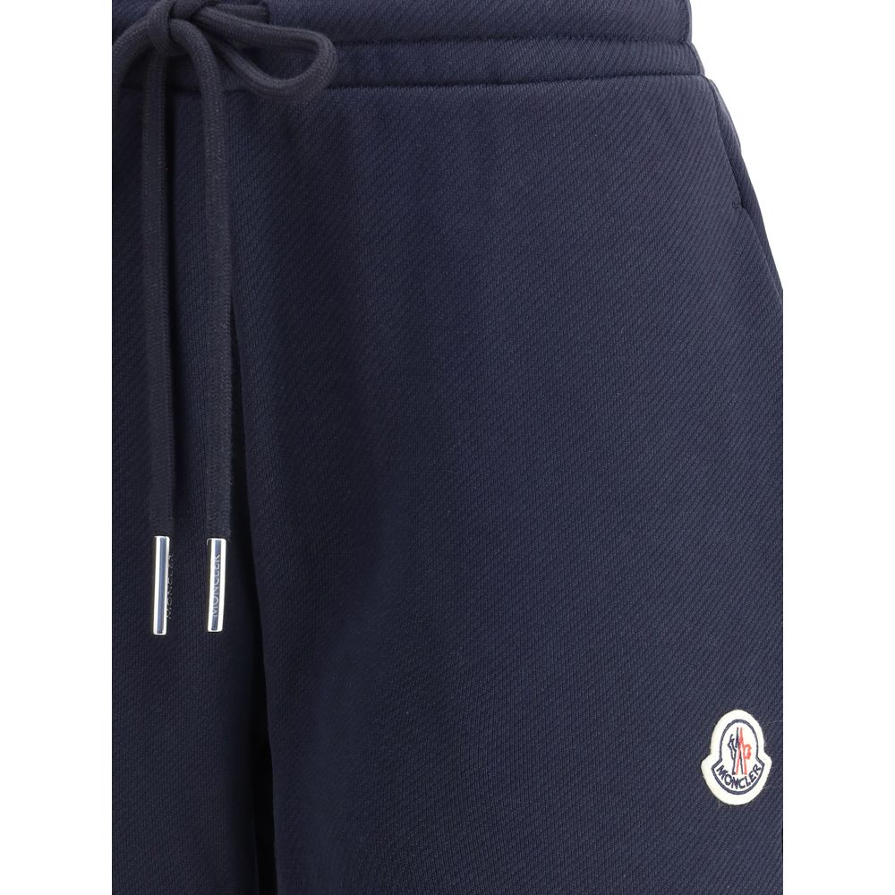 Moncler Blue Cotton Joggers (Workout Pants)