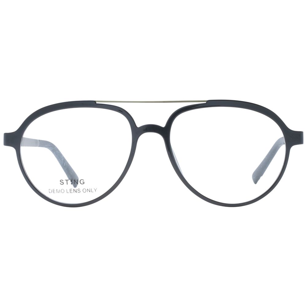 Sting Black Plastic Glasses (Frames)