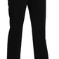 BENCIVENGA Black High Waist Straight Formal Dress Trouser
