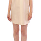 Andrea Incontri Beige Sleeveless Shift Mini Dress