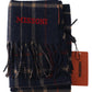 Missoni Black Checkered Unisex Neck Wrap Fringes Scarf