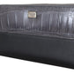 Dolce & Gabbana Black Zip Around Continental Clutch Leather Wallet