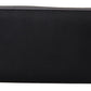 Dolce & Gabbana Black Zip Around Continental Clutch Leather Wallet