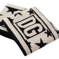 Dolce & Gabbana White Black Wool Logo #DGMILLENNIALS Wristband