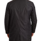 Dolce & Gabbana Black Polyester Mens Trench Coat Jacket