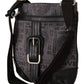 WAYFARER Gray Printed Logo Shoulder Crossbody Purse Bag
