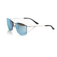 Frankie Morello Silver Metallic Men's Sunglasses