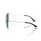 Frankie Morello Silver Metallic Men's Sunglasses