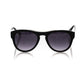 Frankie Morello Black Acetate Men Sunglass
