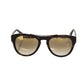Frankie Morello Brown Acetate Men's Sunglasses
