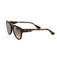 Frankie Morello Brown Acetate Men's Sunglasses