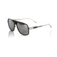 Frankie Morello Black Metallic Fibre Men Sunglass