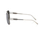 Frankie Morello Black Metallic Fibre Men Sunglass