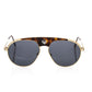 Frankie Morello Brown Metallic Sunglasses for Men