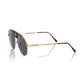 Frankie Morello Brown Metallic Sunglasses for Men