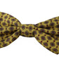 Dolce & Gabbana Yellow Pattern Silk Adjustable Neck Tie