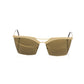 Frankie Morello Gold Metallic Fibre Women's Sunglasses