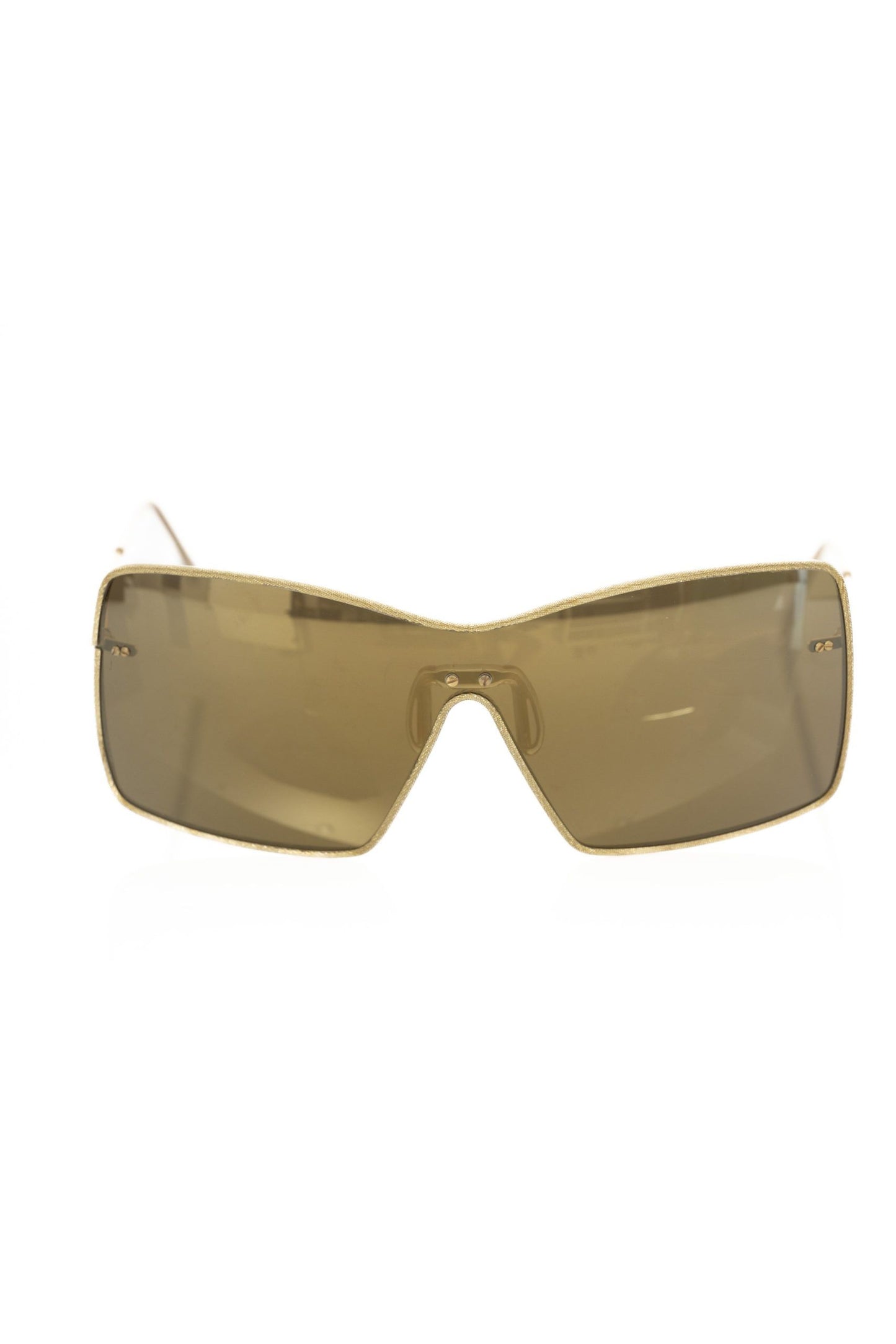 Frankie Morello Gold Metallic Fiber Women's Sunglass