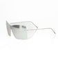 Frankie Morello Silver Metallic Women's Sunglasses Shield