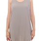 Comeforbreakfast Gray Viscose Tank Top Shirt Blouse