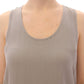 Comeforbreakfast Gray Viscose Tank Top Shirt Blouse