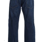 Acht Blue Wash Cotton Baggy Loose Fit Jeans