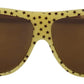 Dolce & Gabbana Yellow Stars Acetate Square Shades DG4125 Sunglasses