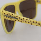 Dolce & Gabbana Yellow Stars Acetate Square Shades DG4125 Sunglasses