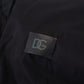 Dolce & Gabbana Black Nylon Logo Bomber Zipper Jacket