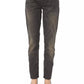 BYBLOS Black Cotton Women's Regular Jeans