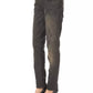 BYBLOS Black Cotton Women's Regular Jeans
