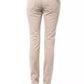 BYBLOS Beige Cotton Women Slim Pant