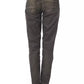 BYBLOS Black Cotton Women's Regular Jeans