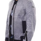 Nicolo Tonetto Gray Polyester Men Bomber Jacket