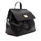 Pompei Donatella Black Leather Women Shoulder Bag