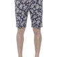 PT Torino Blue Cotton Men Bermuda Shorts