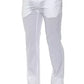 PT Torino White Cotton Men's Trouser